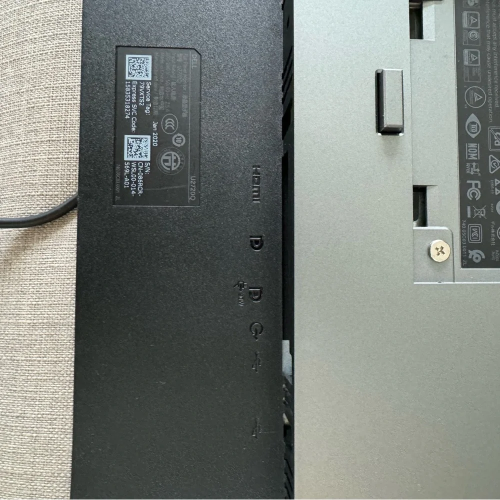 Dell 27” Ultra Sharp 4k USB-C monitor- pristine condition, like new, excellent